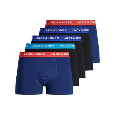 Afbeelding van JACK &amp; JONES Jaclee Trunks Boxershorts voor heren, 5 stuks