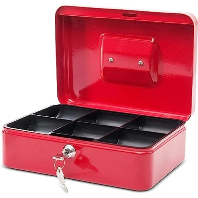Afbeelding van Geldkist MAUL GK 4, 250 x 191 90 mm, Rood