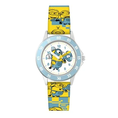 Afbeelding van Accutime Minions DMF4107 siliconen armband, geel, modern, Geel., Modern