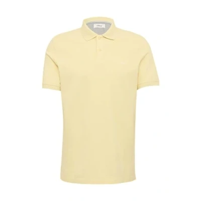 Image de s.Oliver Polo en coton piqué, jaune clair, 3XL