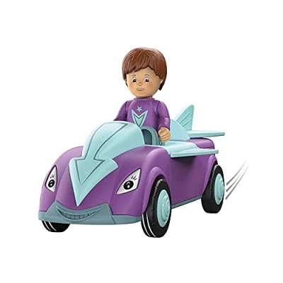Afbeelding van Toddys Speelgoedauto Jim Junior 19 Cm Blauw/paars 2 delig