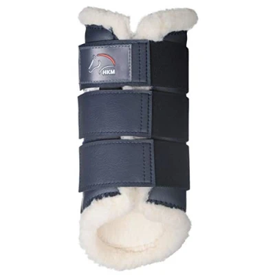 Afbeelding van HKM Beenbeschermers Comfort Donkerblauw M