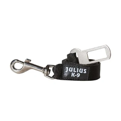 Afbeelding van Julius K9 adapter voor autogordel honden, maat: 1, zwart