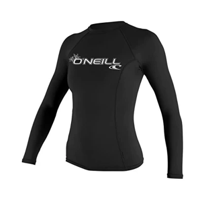 Afbeelding van O&#039;Neill skins Surfshirt Maat L Vrouwen zwart wit