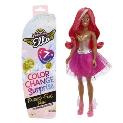 Image de Dream Ella Fée avec Changement de Couleur Yasmin Poupée Mannequin Rose 29cm