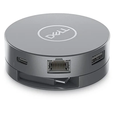 Image de Dell 6 in 1 Multiport Adapter DA305 Station d&#039;accueil USB C HDMI DP GigE pour G15; Inspiron 13 5310 14 54XX; Latitude 7330; Precision 3551 7560 77XX; XPS 9315