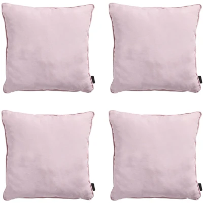 Afbeelding van Madison Sierkussen 45x45 piping Panama soft pink 4 stuks
