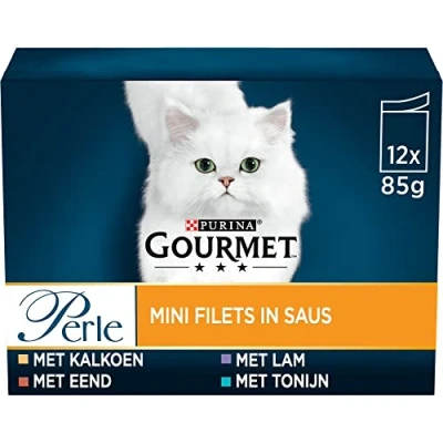 Afbeelding van 4x Gourmet Perle Mini Filets in Saus Mix 12 x 85 gr