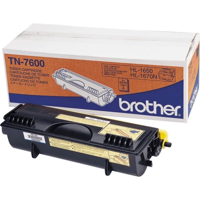 Afbeelding van Brother TN 7600 Toner Zwart Hoge capaciteit