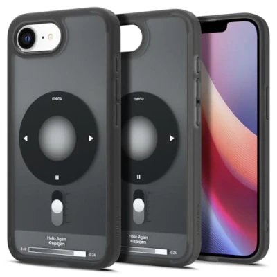 Afbeelding van Spigen Ultra Hybrid Backcover MagSafe voor de iPhone 16e Zwart