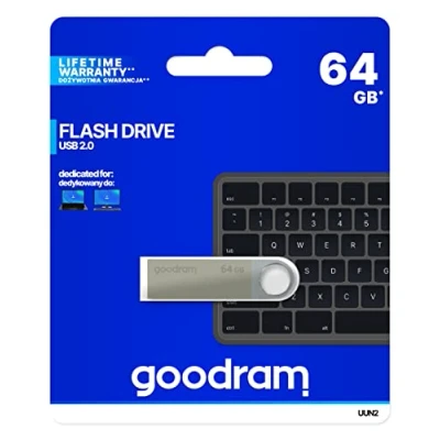 Afbeelding van Goodram 64GB USB Flash Drive Type A USB2.0 Metal