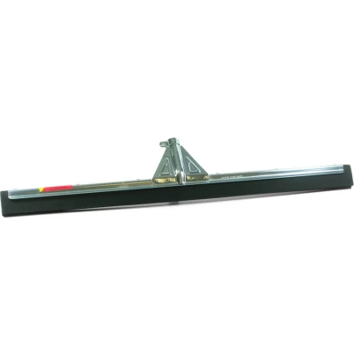 Afbeelding van Vero vloertrekker 75cm met waterrand en versterkte stokhouder gegalvaniseerd metalen frame/zwart schuimrubber
