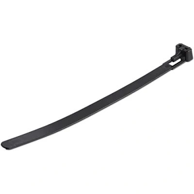 Afbeelding van StarTech 150 mm Zwarte Herbruikbare Kabelbinders 100 stuks