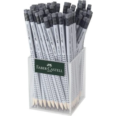 Afbeelding van Faber Castell grafietpotlood GRIP 2001 HB met gum 72 stuks FC 117223