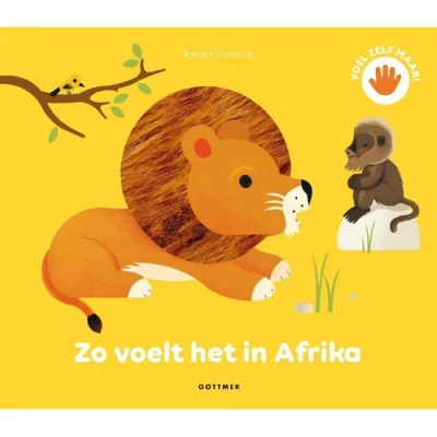 Afbeelding van Uitgeverij gottmer voelboek zo voelt het in afrika