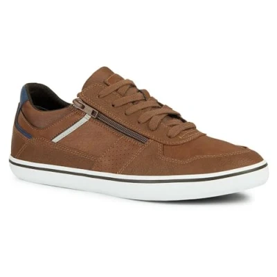 Afbeelding van Geox Elver Sneakers laag, Heren, Maat: 44, Marron Kunststof