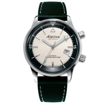 Afbeelding van Alpina Seastrong Diver Heritage AL 525S4H6 Horloge Rubber Zwart Ø 42 mm