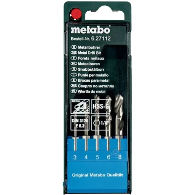 Afbeelding van Metabo 627112000 Metaal spiraalboorset 5 delig 1 stuk(s)