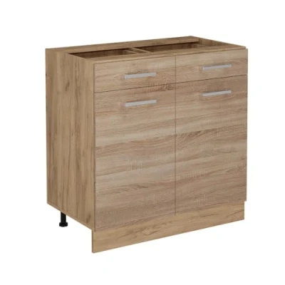 Afbeelding van Vicco Keukenonderkast R Line, Sonoma/Krachtige eik goud, 80 cm zonder werkblad