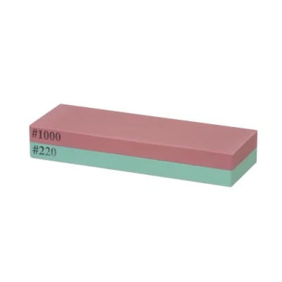 Afbeelding van Hendi Dubbelzijdige Japanse slijpsteen 220/1000 en 1000/3000 korrel Inclusief opbergdoos 185x65x30mm