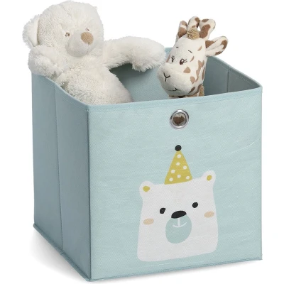 Afbeelding van Zeller Present Roze opbergmanden kinderkamer regenboog 14427 Decoratief &amp; Opvouwbaar