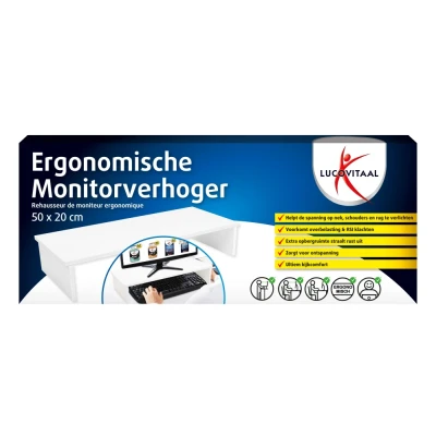 Afbeelding van Lucovitaal Ergonomische Monitorverhoger 1ST