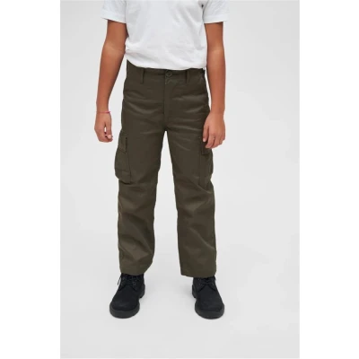 Afbeelding van Brandit Cargobroek voor kinderen, Maat: 158/164, Olive