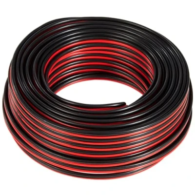 Afbeelding van Goobay 67733 Luidsprekerkabel 2 x 1,5 mm² CCA Toron/Audiokabel per meter, luidsprekerkabel, audiokabel, subwooferkabel, rood/zwart, 25 m