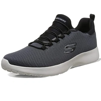 Afbeelding van Skechers Dynamight heren sneakers zwart Maat 43