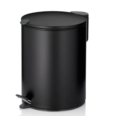 Afbeelding van Pedaal Afvalemmer, 5 L, Zwart Kela Mats