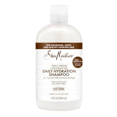 Afbeelding van Shea Moisture 100% Virgin Coconut Oil Daily Hydration Shampoo 384ml