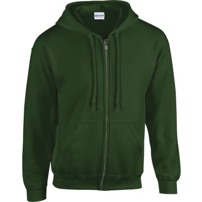Afbeelding van Gildan Heavy Blend Adult Full Zip Hooded Sweatshirt GI18600 Forest Green