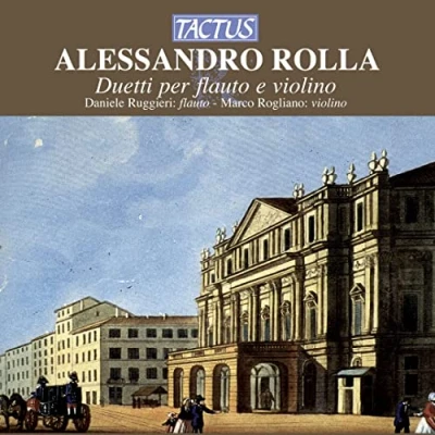 Afbeelding van Marco Rogliano &amp; Daniele Ruggieri Rolla: Duets For Flute And Violin (CD)