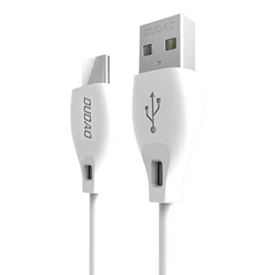Afbeelding van Dudao kabel USB Type C 2.1A 2m wit (L4T wit)