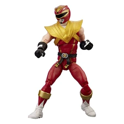 Afbeelding van Hasbro Power Rangers Actiefiguur x Street Fighter Lightning Collection Morphed Ken Soaring Falcon Ranger Multicolours
