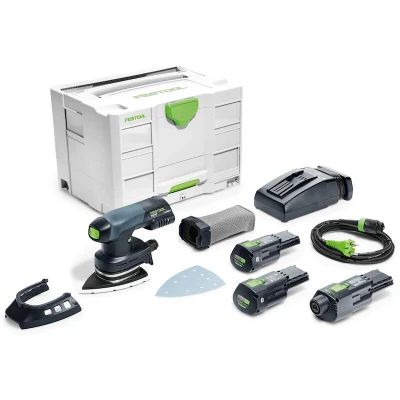 Afbeelding van Festool DTSC 400 3,0 I Set Accu Deltaschuurmachine 18V 3.0Ah in Systainer incl. ERGO Adapter 577509