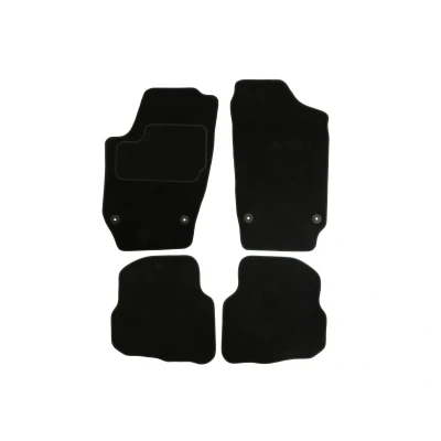 Afbeelding van MAMMOOTH A041 VW335 PRM 01 Vloermatset Textiel voor en achter 4 Zwart VOLKSWAGEN: Polo IV Hatchback