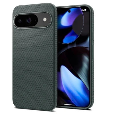 Afbeelding van Spigen Liquid Air Hoesje Geschikt voor Google Pixel 9 / Pro Back Cover Flexibel TPU Groen