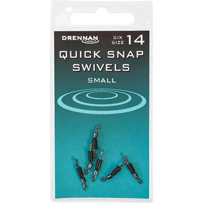 Afbeelding van Drennan Quick Snap Swivels (6pcs) Maat : Small Size 14