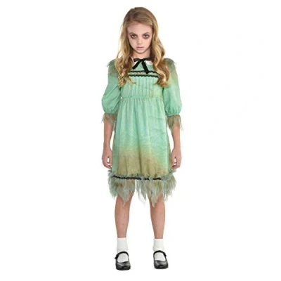 Afbeelding van Amscan Kostuum Dreadful Darling Meisjes 10 12 Jaar Mintgroen