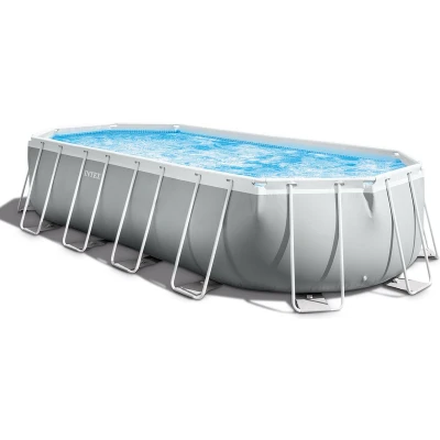Afbeelding van Intex Prism Frame zwembad complete set met zeilen, filter en trap 610x305x122cm