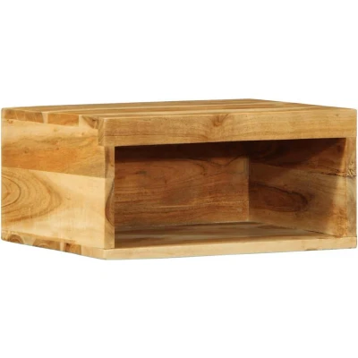 Afbeelding van vidaXL Tv meubel wandmontage 40x30x19 cm massief acaciahout