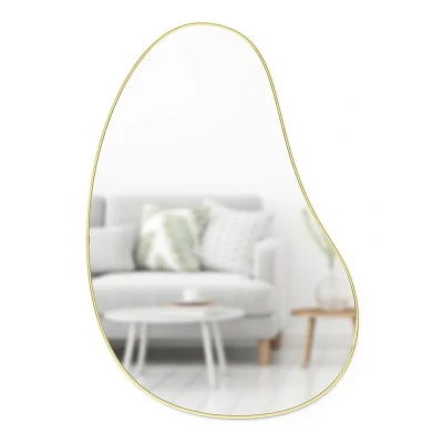 Afbeelding van Umbra Hubba Pebble Wandspiegel Goud