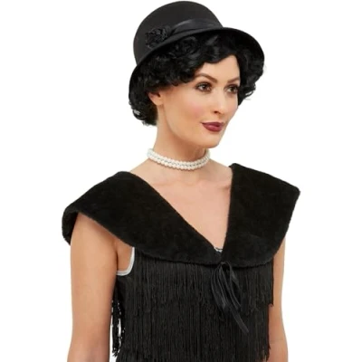 Afbeelding van Smiffys 20s Kostuum Accessoire Set Zwart