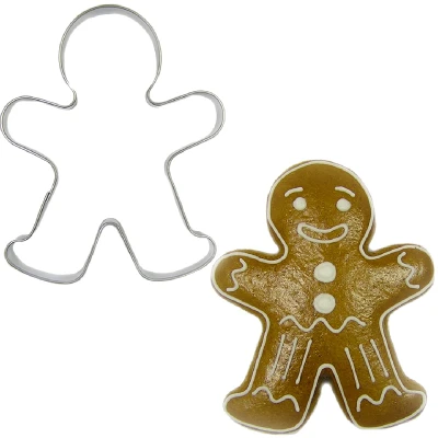 Afbeelding van BrandNewCake Uitsteker Gingerbread Man RVS 9cm