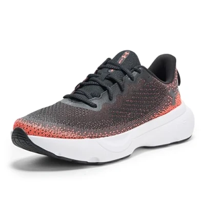 Afbeelding van Under Armour Infinite Hardloopschoenen voor op de weg, Heren, Maat: 44, Black/ares red Textiel/ synthetisch