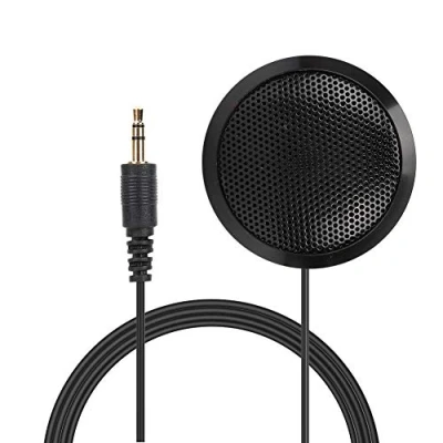 Afbeelding van Topiky Conferentiemicrofoon, 3,5 mm EY 510 draagbare omnidirectionele desktopmicrofoon voor het opnemen van videoconferenties en vergadergesprekken