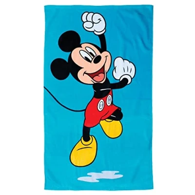 Afbeelding van Disney Mickey Mouse Strandlaken, Blue 70 x 120 cm Katoen