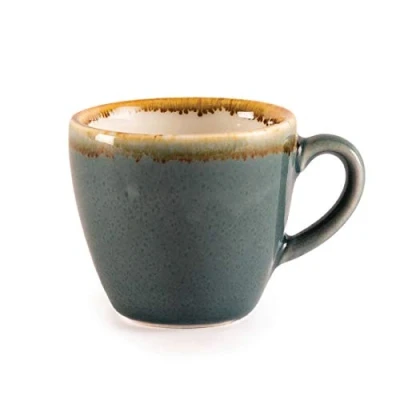 Afbeelding van Olympia Kiln espressokopjes blauw 85ml (6 stuks)
