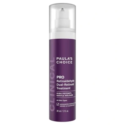 Afbeelding van Paula&#039;s Choice CLINICAL Pro Retinaldehyde Duo anti aging gezichtsserum verbetert de scherpte van teint vermindert hyperpigmentatie met retina &amp; adapinoid alle huidtypes 30 ml